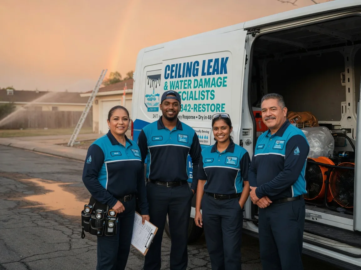 Ceiling Leak Cleanup company in Paris Crossing, IN